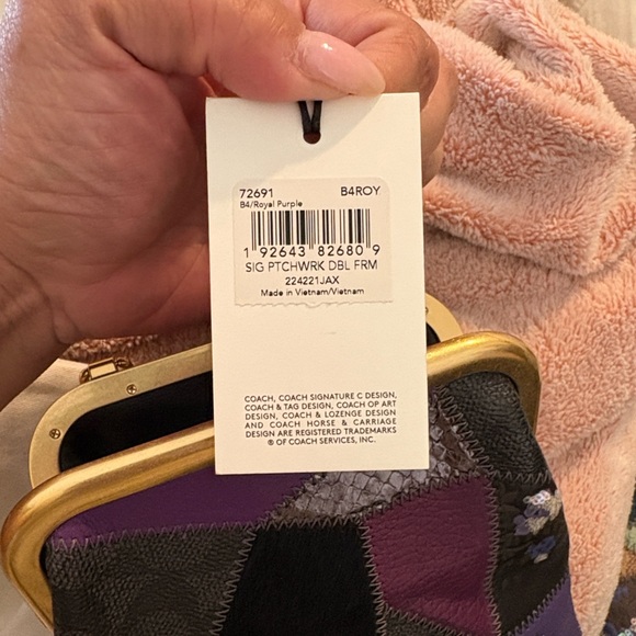 coach rare hard to find lock bag - Picture 3 of 10